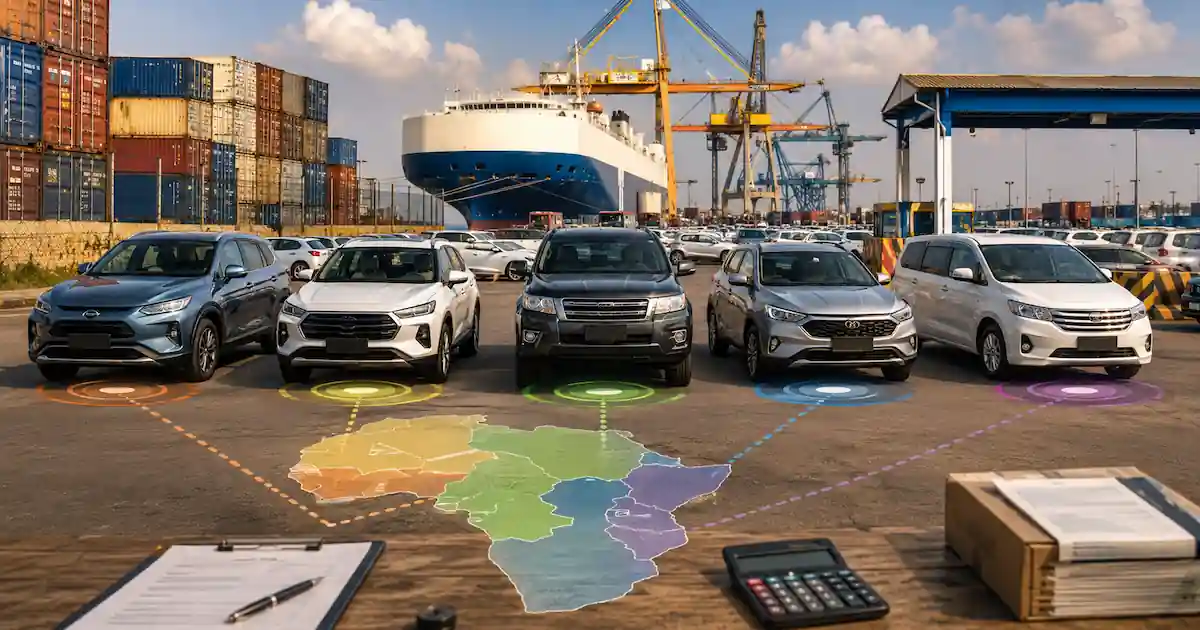 Car Import Cost in Africa 2026