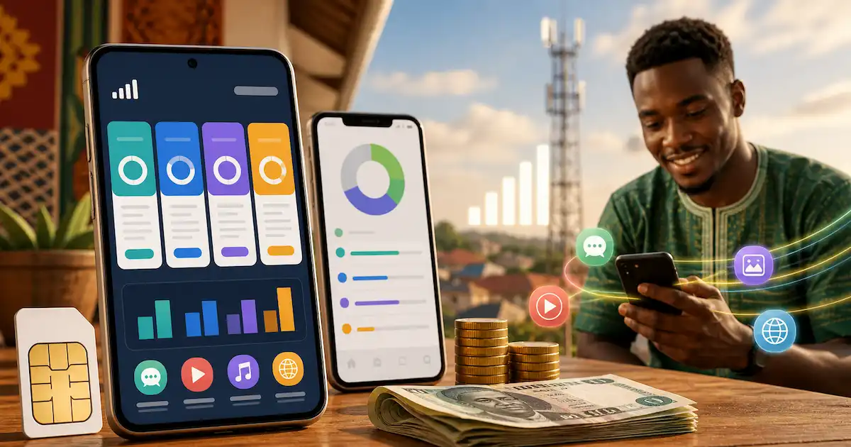 Nigeria data plans comparison, MTN, Airtel, Glo, 9mobile