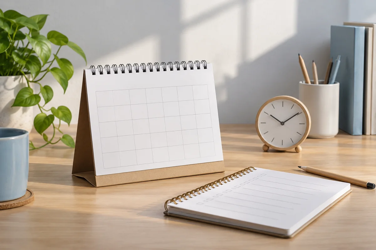 A calendar and planner for organising work deadlines