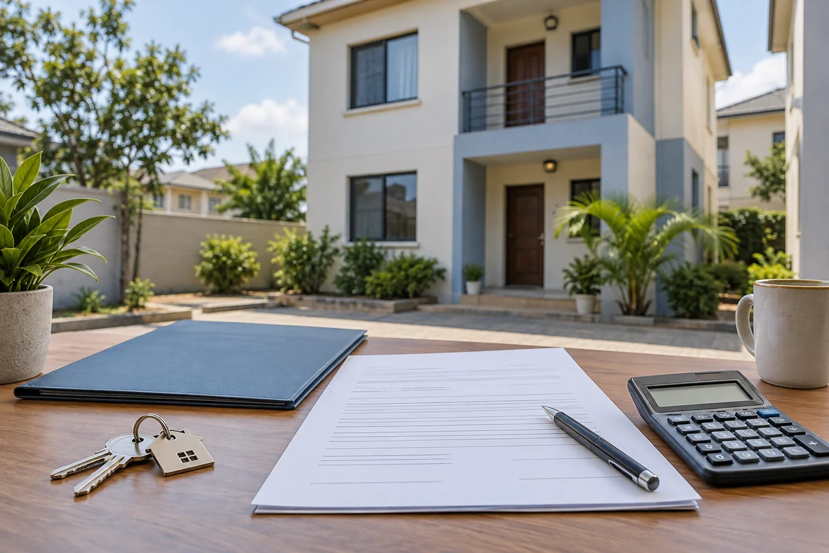 A home, keys and property-planning documents