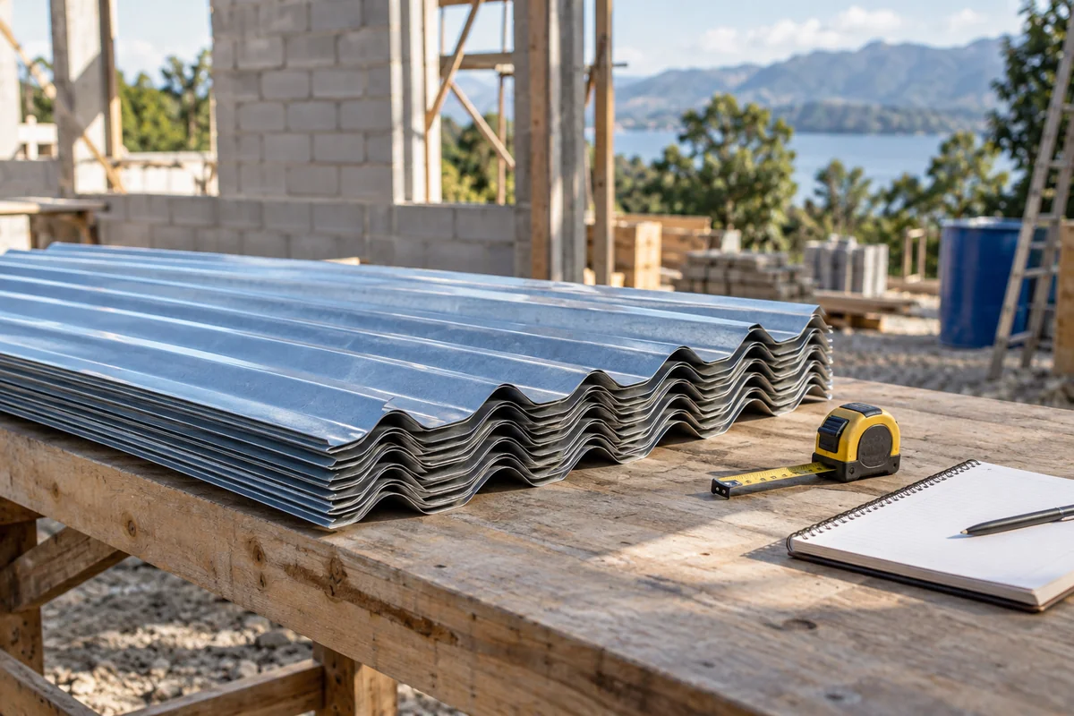 Roofing sheets and planning materials