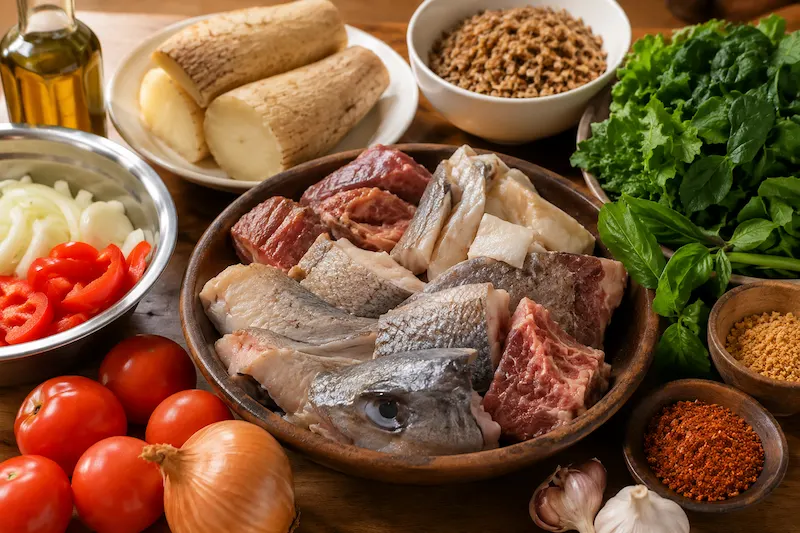 Amiwo cooking/process step