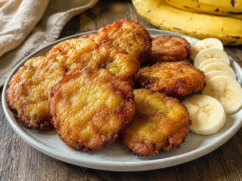 AfroKitchen recipe collection artwork for Equatoguinean Banana Fritters