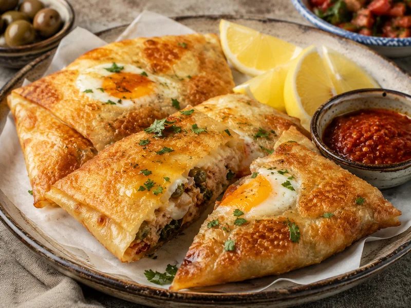 Brik a l'Oeuf recipe from Tunisia