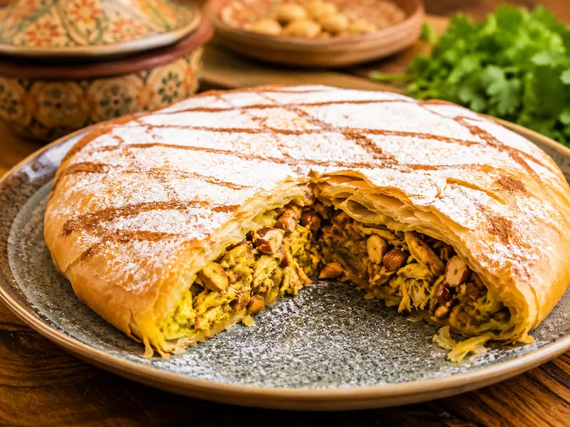 Chicken Pastilla recipe from Morocco