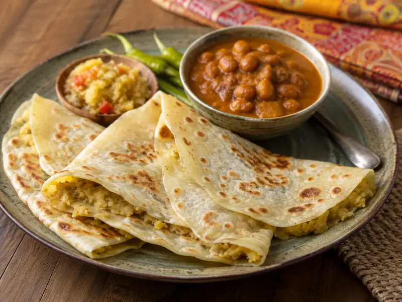 AfroKitchen recipe collection artwork for Dholl Puri