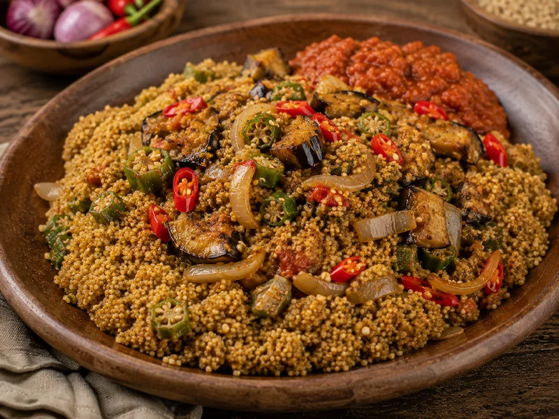 Djouka de Fonio recipe from Mali