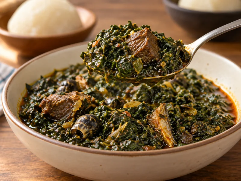 Edikang Ikong recipe from Nigeria
