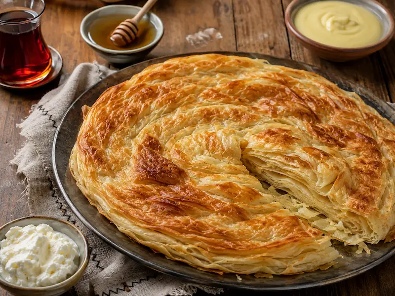 Feteer Meshaltet recipe from Egypt