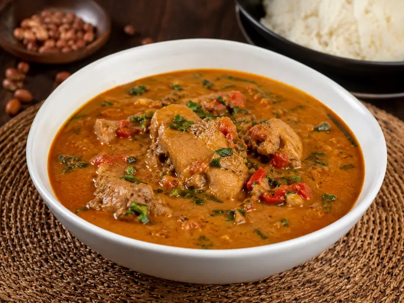 AfroKitchen recipe collection artwork for Groundnut Soup