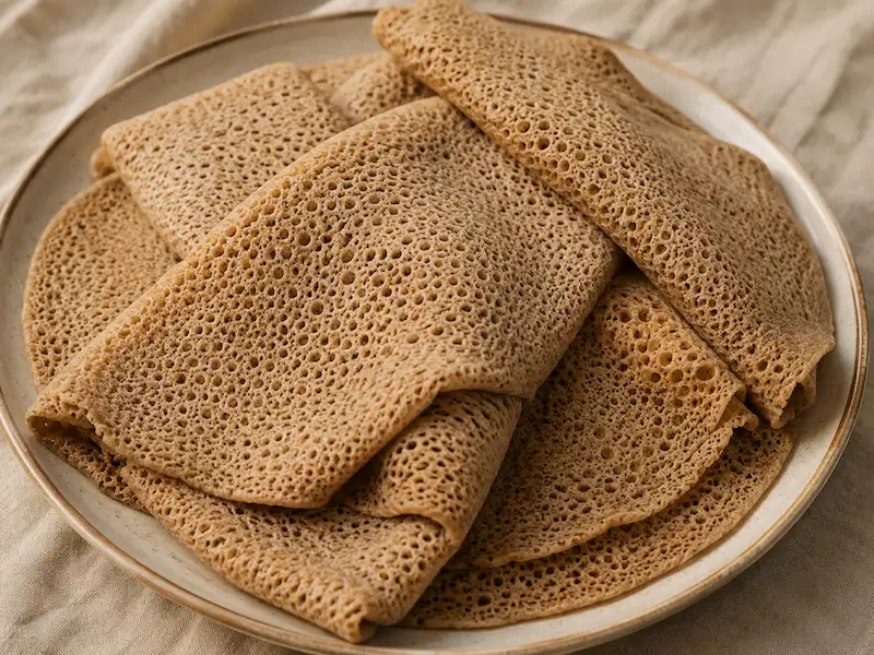 Injera recipe from Ethiopia