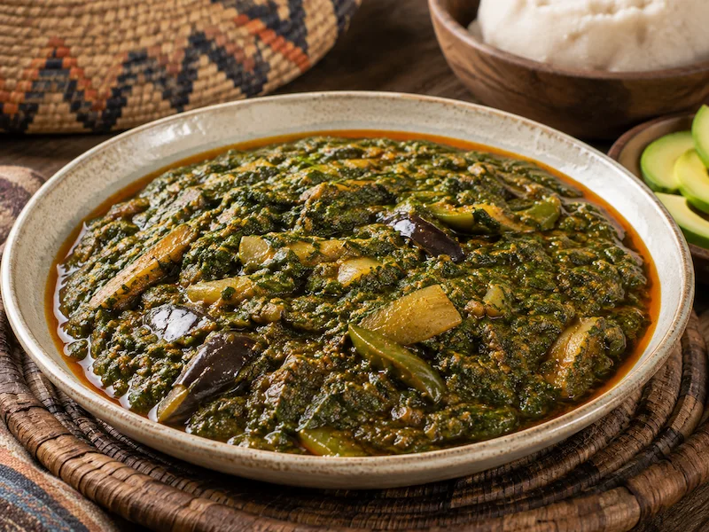 Isombe recipe from Rwanda