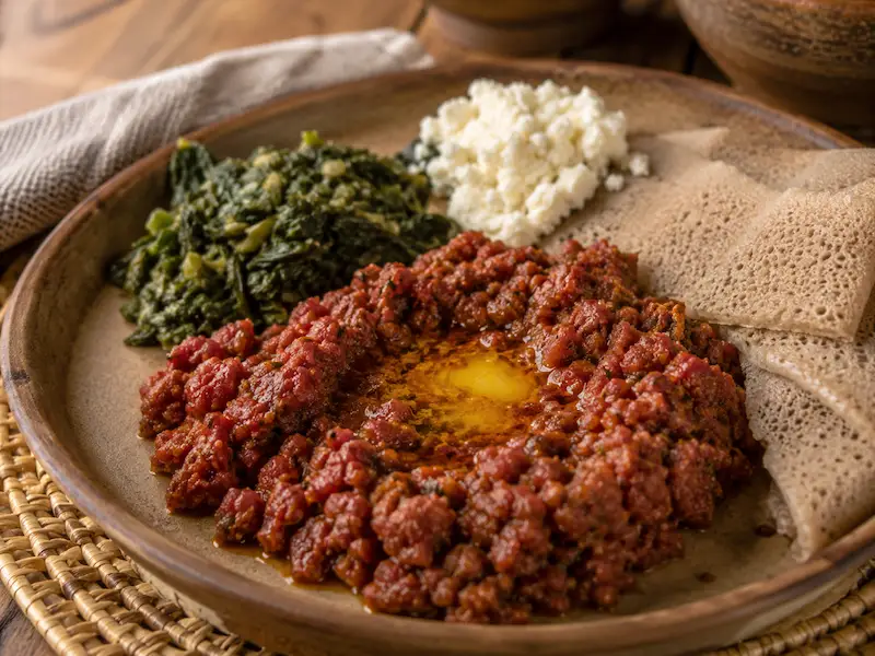 AfroKitchen recipe collection artwork for Kitfo