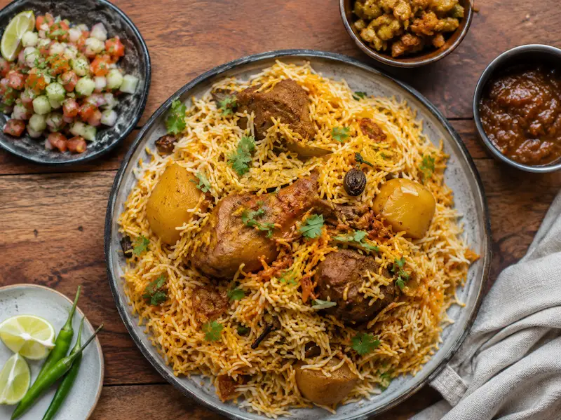 AfroKitchen recipe collection artwork for Mauritian Biryani