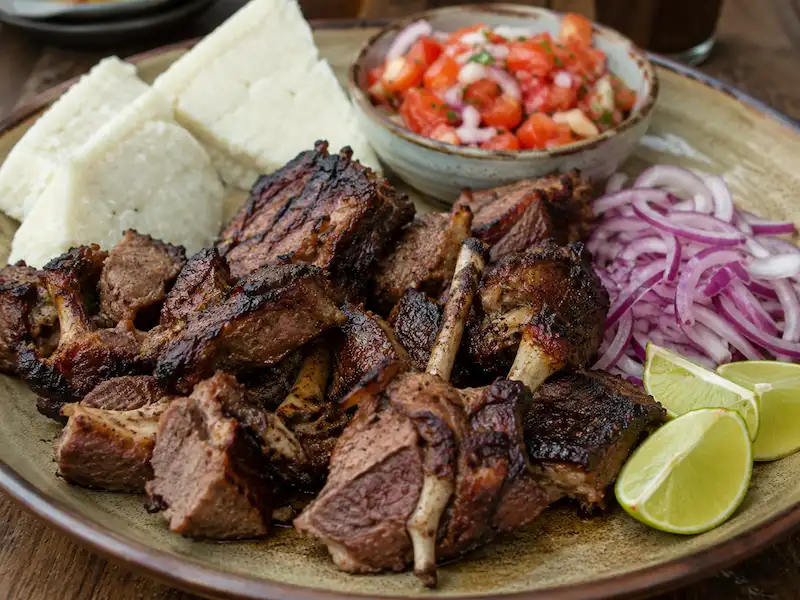 AfroKitchen recipe collection artwork for Nyama Choma