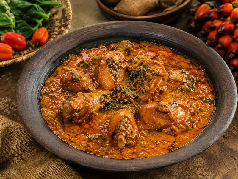 Nyembwe Chicken recipe from Gabon