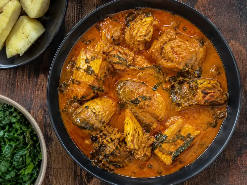 AfroKitchen recipe collection artwork for Palm Nut Chicken