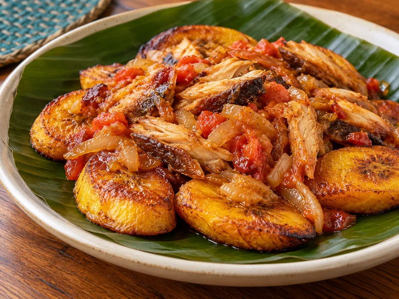 Smoked Fish with Plantains recipe from Gabon