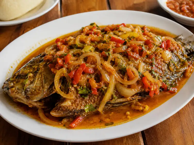 Poisson au Moyo recipe from Benin