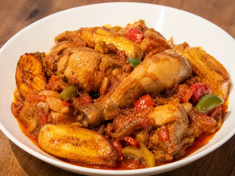 Poulet DG recipe from Cameroon