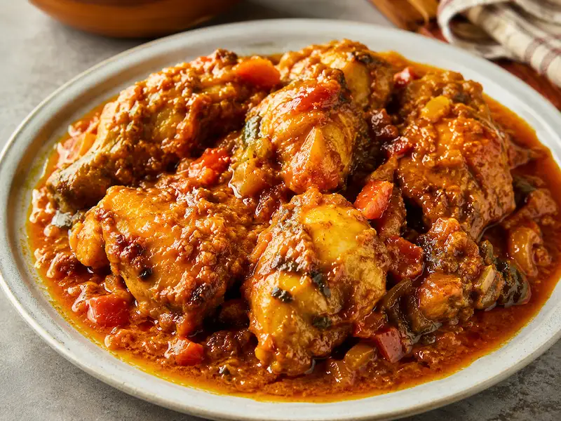 Poulet à la Muambé recipe from Republic of Congo