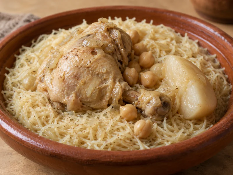 Rechta Algeroise recipe from Algeria