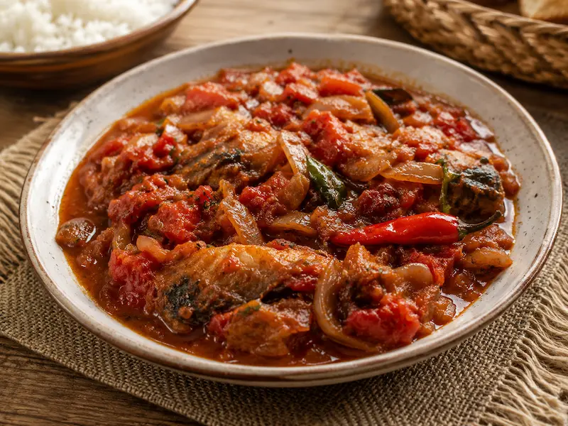 AfroKitchen recipe collection artwork for Rougaille