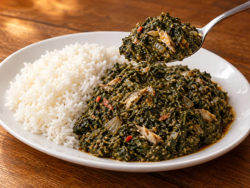 Sauce Feuille recipe from Guinea