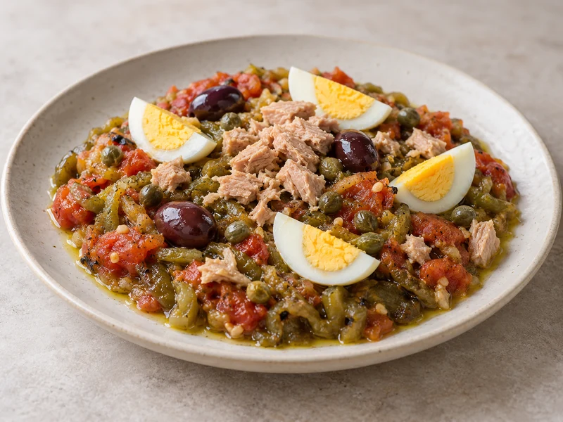 Slata Mechouia recipe from Tunisia