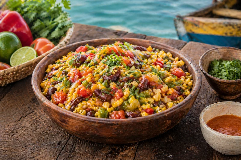 Succotash de Guinée recipe image