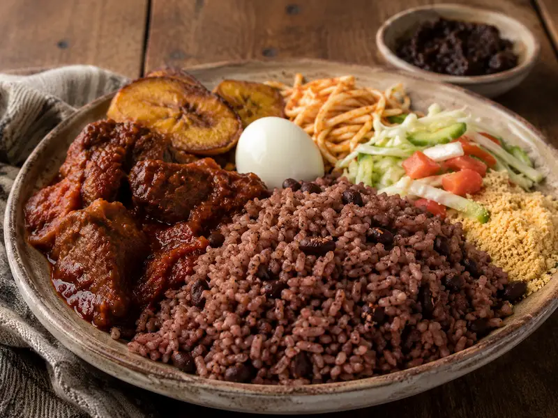 AfroKitchen recipe collection artwork for Waakye