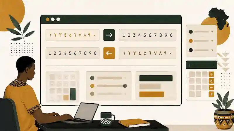 Arabic-Indic & Eastern Arabic-Indic Digit Converter | AfroTools