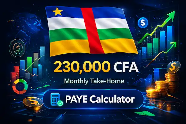 Central African Republic PAYE Calculator