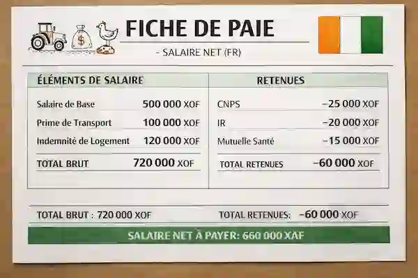 Calculateur Salaire Net Côte d'Ivoire