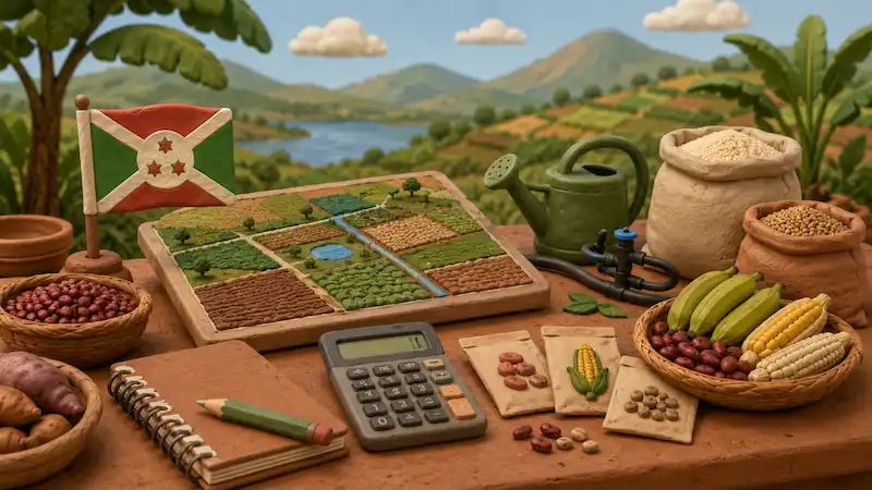 Illustration du calculateur de rendement pour Burundi