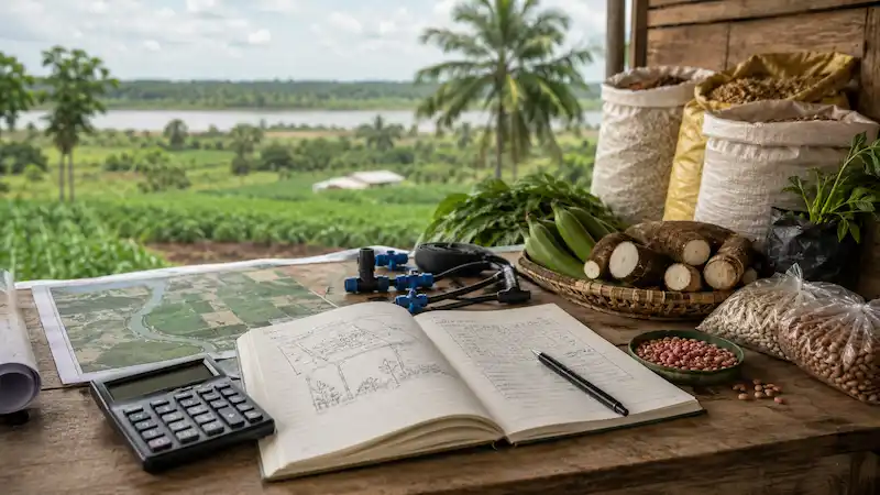Mchoro wa zana ya kilimo : Makisio ya mavuno — Kongo - Brazzaville