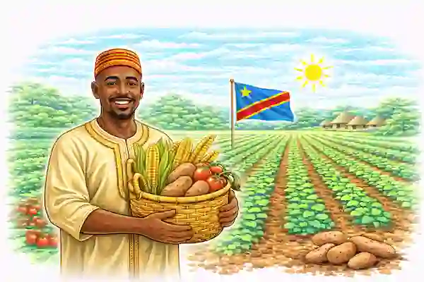 Mchoro wa zana ya kilimo : Makisio ya mavuno — Jamhuri ya Kidemokrasia ya Kongo