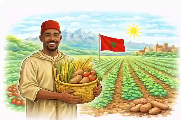 Mchoro wa zana ya kilimo : Makisio ya mavuno — Morocco