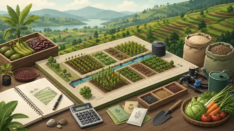 Illustration du calculateur de rendement pour Rwanda