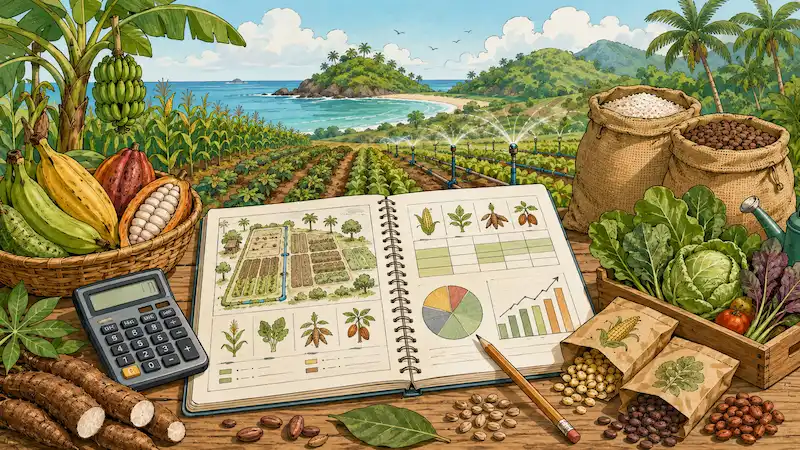 Illustration du calculateur de rendement pour Sao Tomé-et-Principe