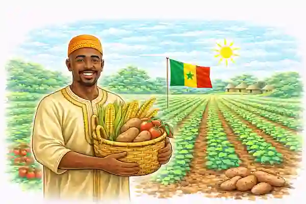 Mchoro wa zana ya kilimo : Makisio ya mavuno — Senegali