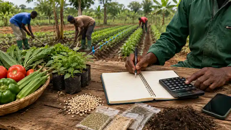 Mchoro wa zana ya kilimo : Mishahara ya shamba — Kameruni