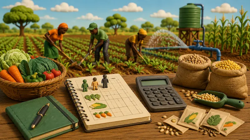 Mchoro wa zana ya kilimo : Mishahara ya shamba — Zambia