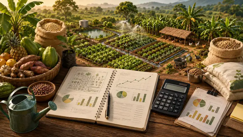 Illustration du calculateur de rentabilité agricole — Guinée