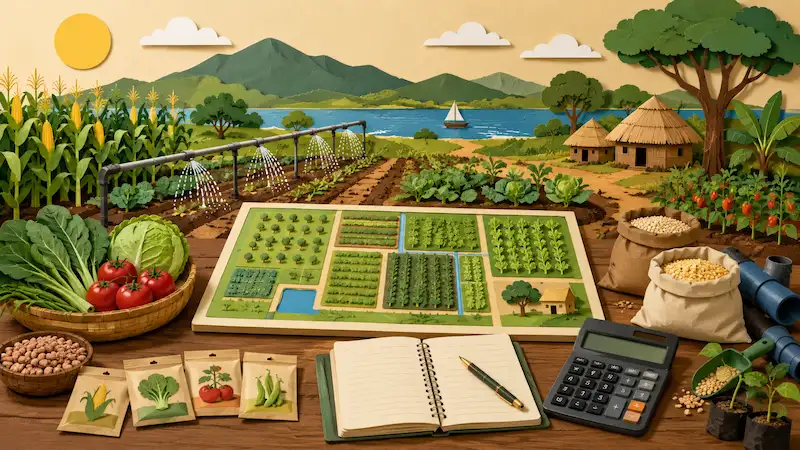 Illustration du calculateur de rentabilité agricole — Malawi