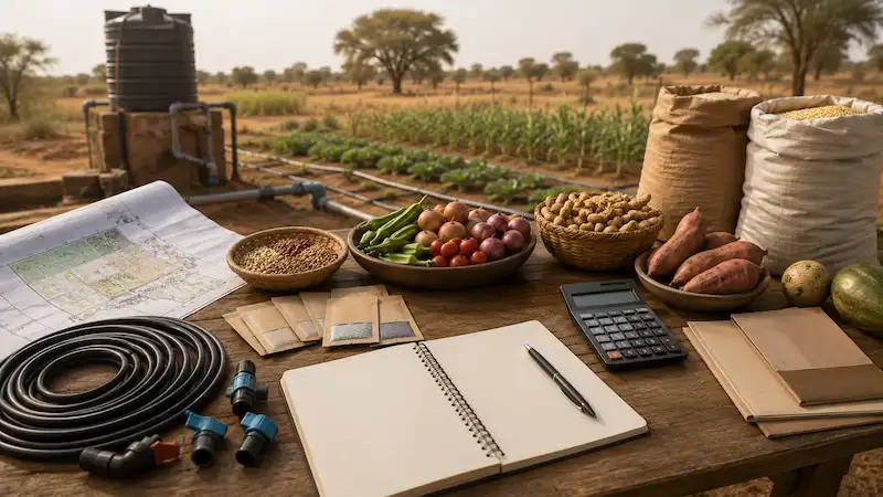 Mchoro wa zana ya kilimo : Faida ya shamba — Mali