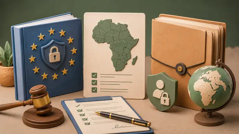 Repère visuel de l’outil « RGPD vs Afrique »