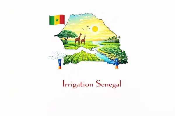 Illustration du calculateur d’irrigation — Sénégal