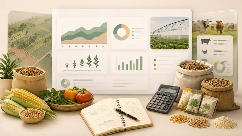 Illustration du calculateur de ration animale — Côte d’Ivoire