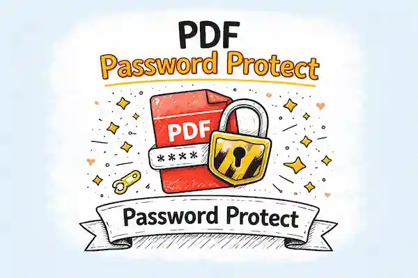 PDF document protection and password-sharing workflow